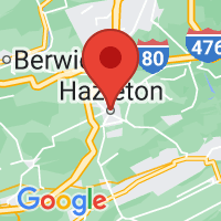 Map of Hazleton, PA US